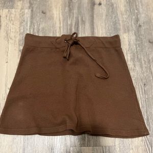Brandy Melville Brown Skirt